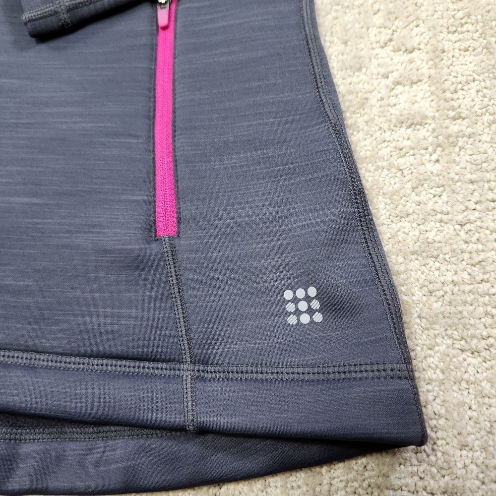 Title Nine Jacket Women XS Full Zip Heather Gray Fleece Golf Hoodie Performance - Picture 2 of 9